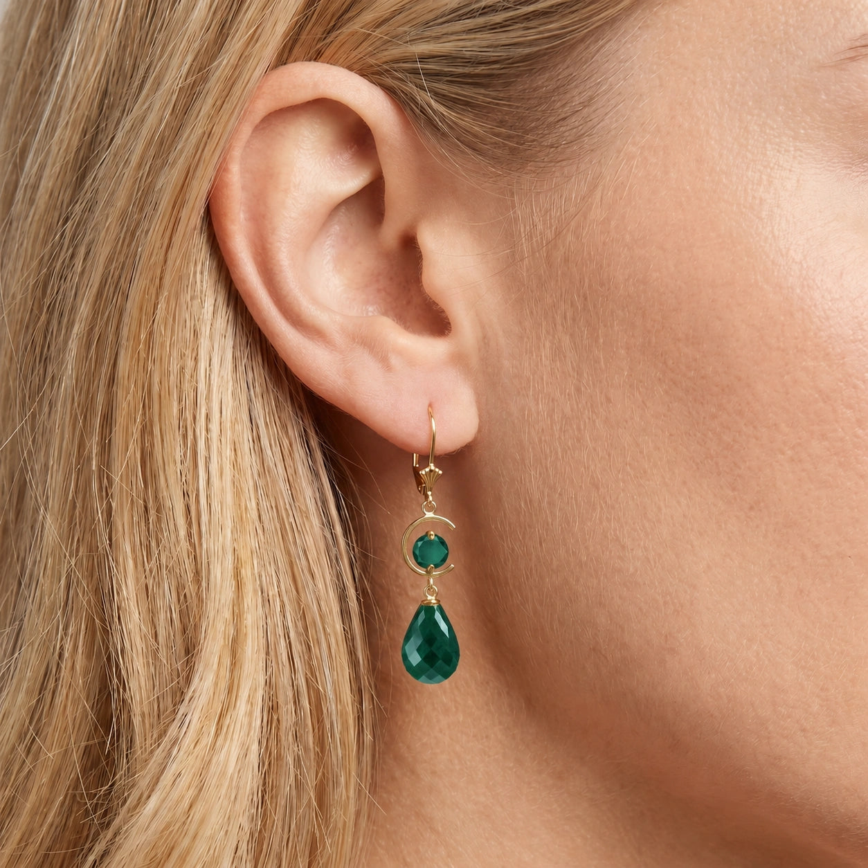 Yellow Gold Emerald — Mariaemma