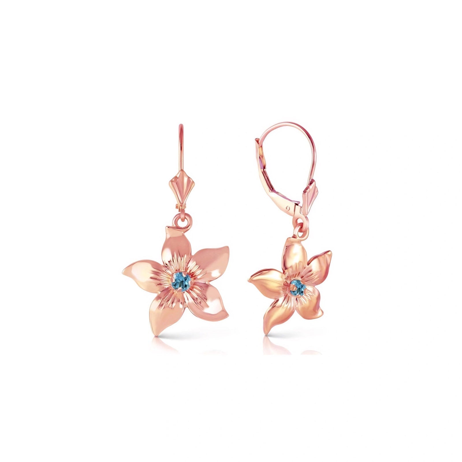 Rose Gold Blue Topaz — Mariaernesta