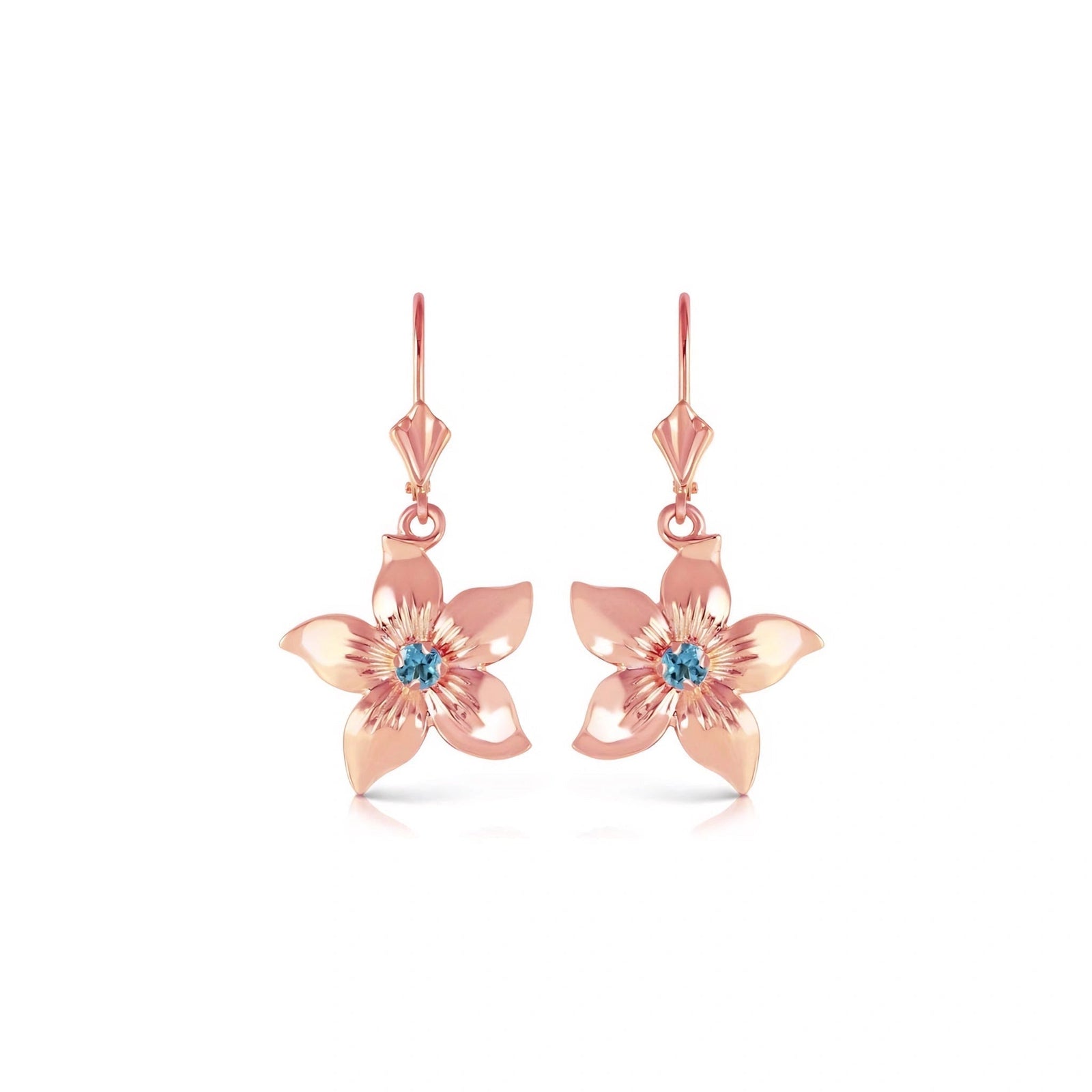 Rose Gold Blue Topaz — Mariaernesta