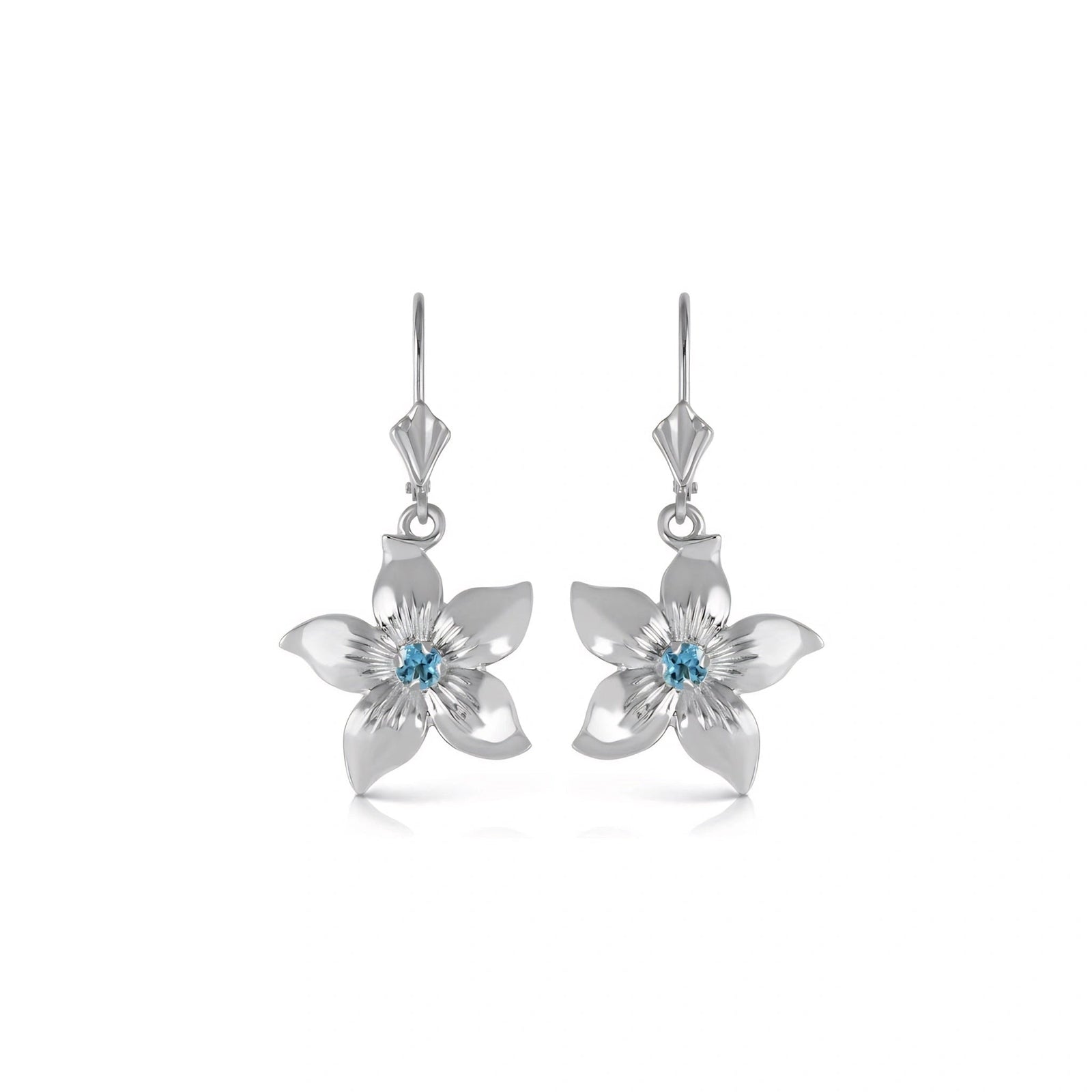 White Gold Blue Topaz — Mariaernesta