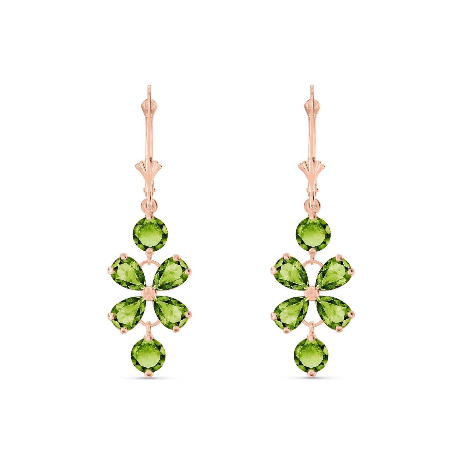 Rose Gold Bloom Earrings Amethyst 10K — Gertrude
