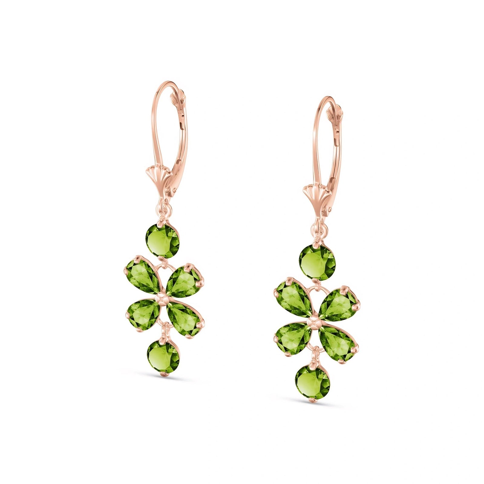 Rose Gold Bloom Earrings Amethyst 10K — Gertrude