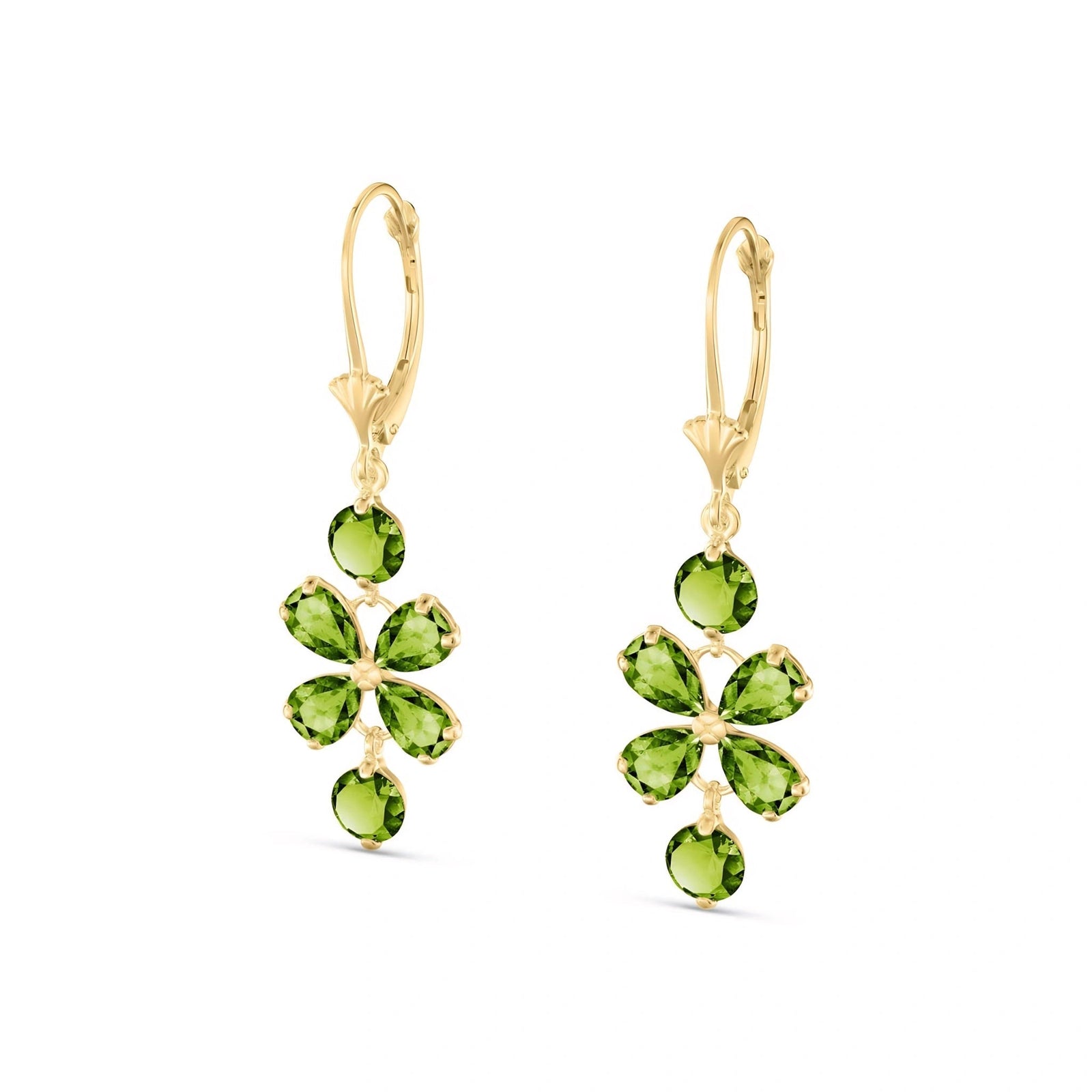 Yellow Gold Bloom Earrings Amethyst 10K — Gertrude