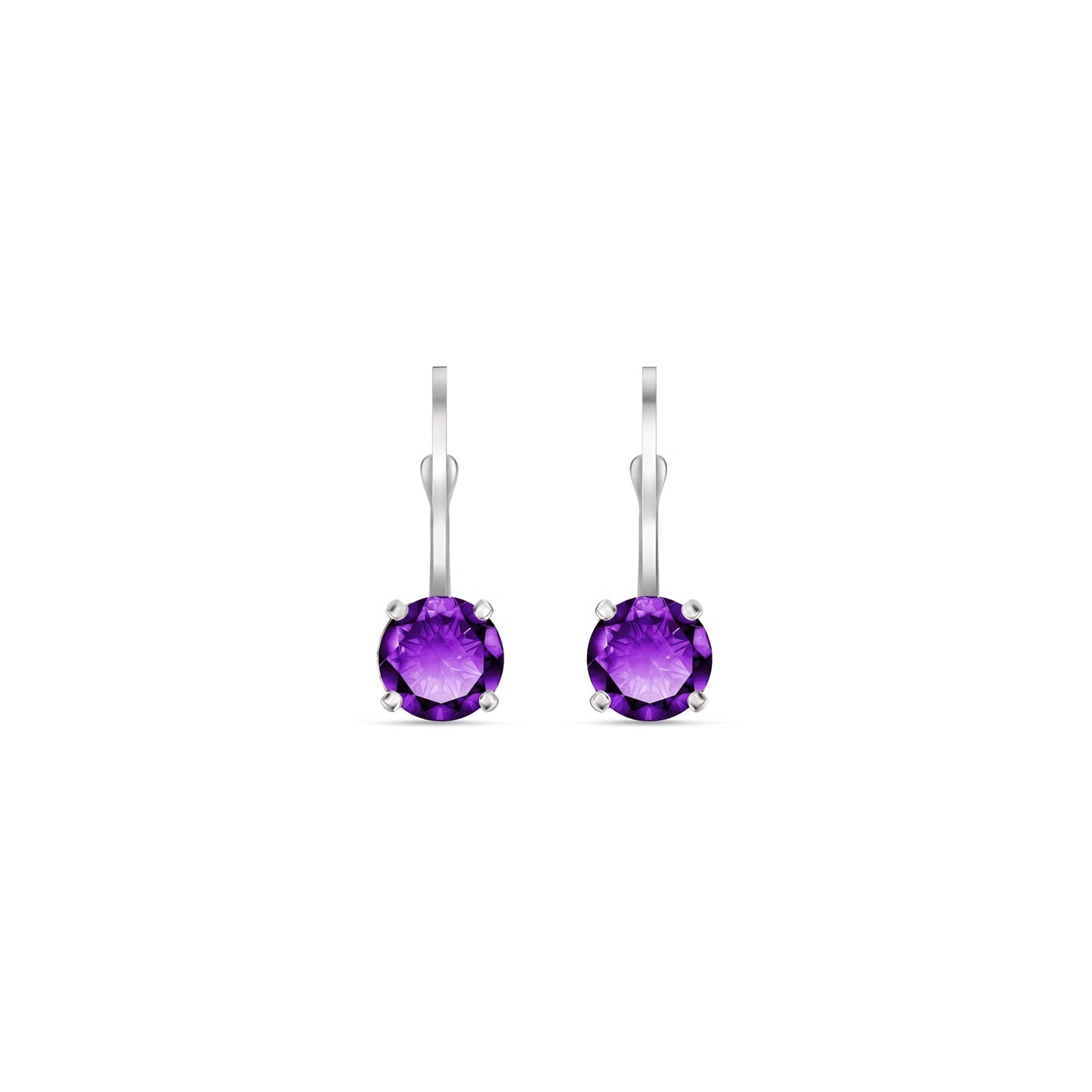 White Gold Heritage Earrings Peridot 10K — Lidia