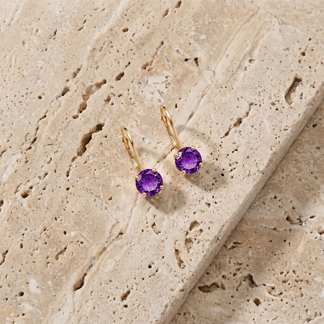 Yellow Gold Heritage Earrings Peridot 10K — Lidia