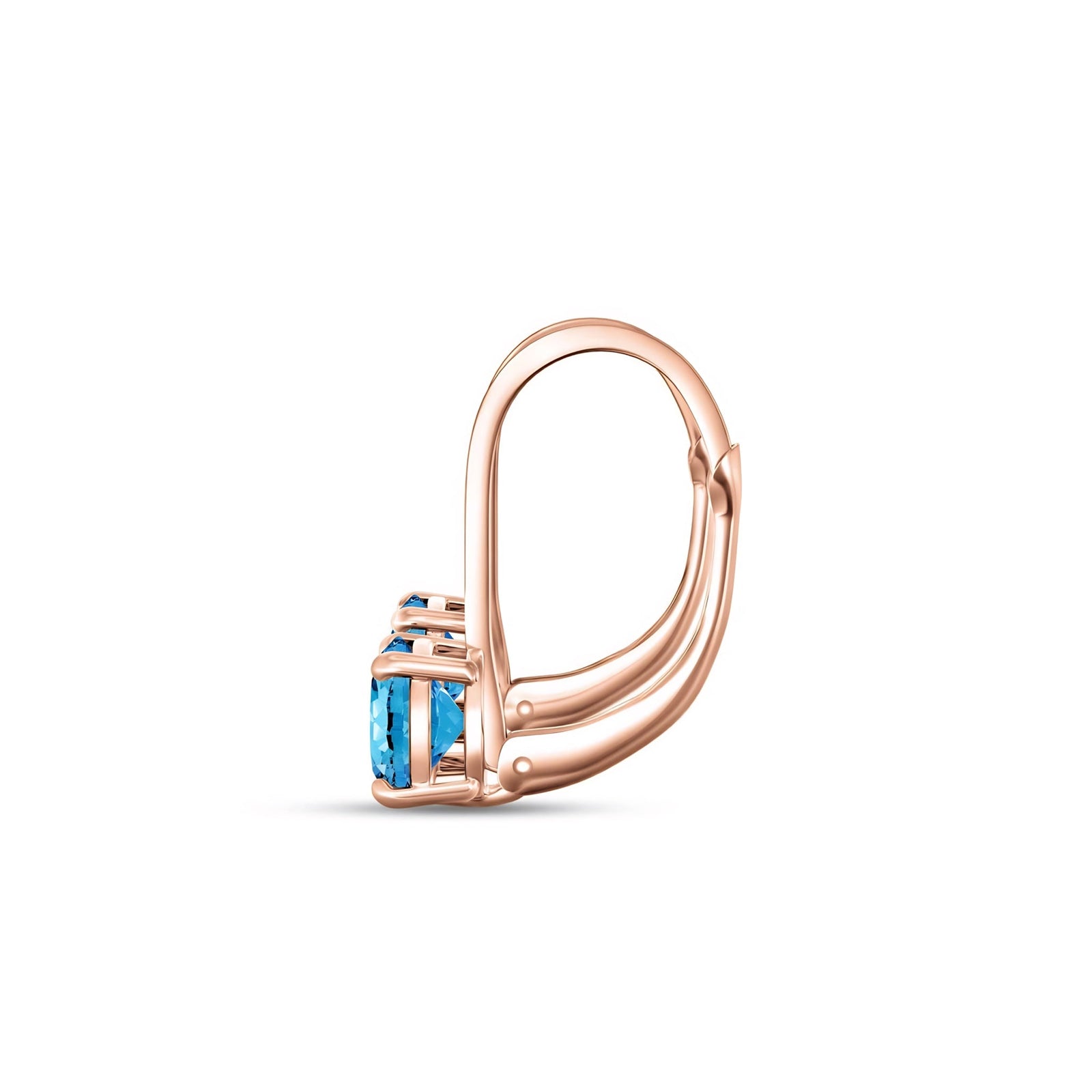 Rose Gold Heritage Earrings Amethyst 10K — Lidia