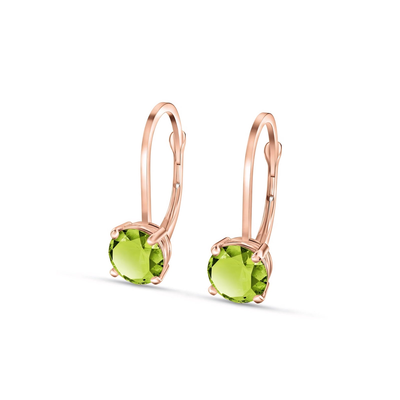 Rose Gold Heritage Earrings Sapphire 10K — Lidia