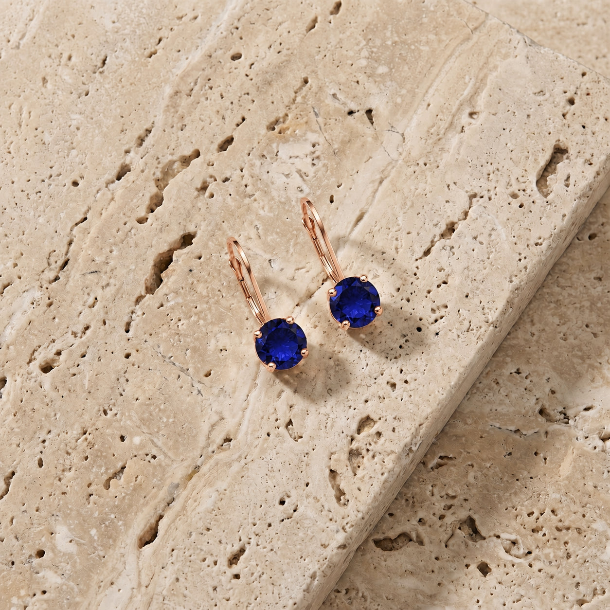 Rose Gold Heritage Earrings Opal 10K — Lidia