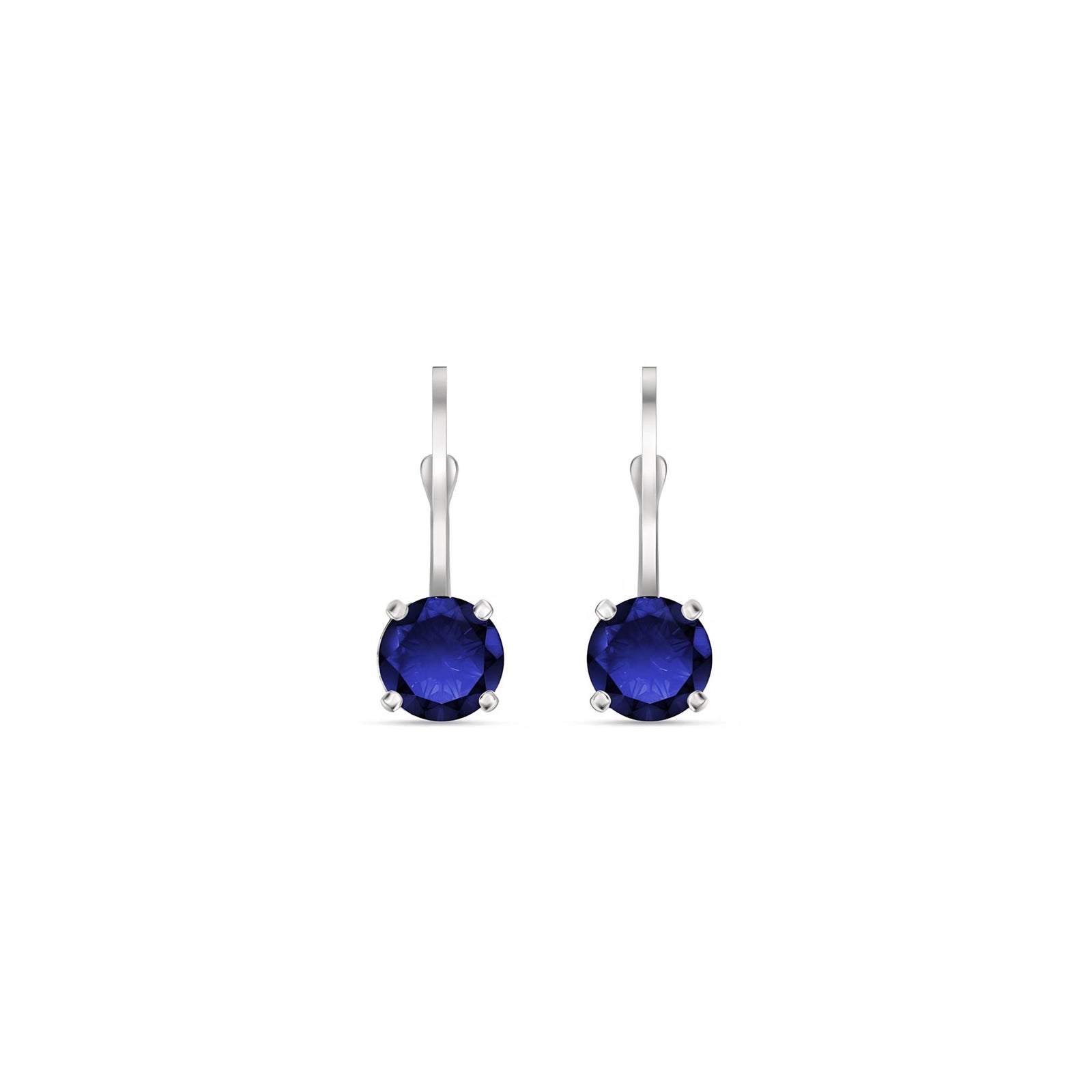 White Gold Heritage Earrings Opal 10K — Lidia