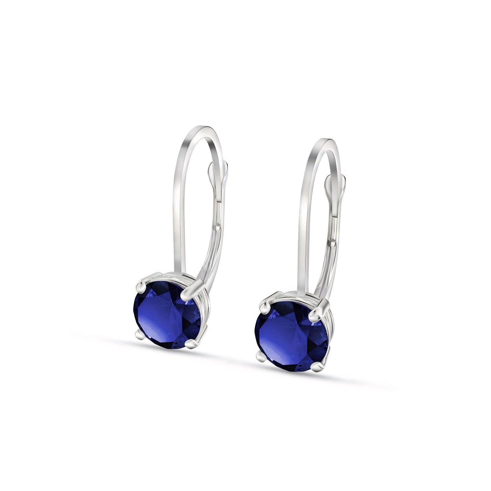 White Gold Heritage Earrings Opal 10K — Lidia