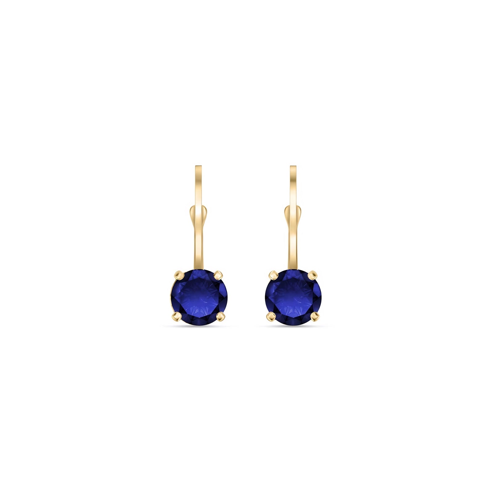 Yellow Gold Heritage Earrings Opal 10K — Lidia
