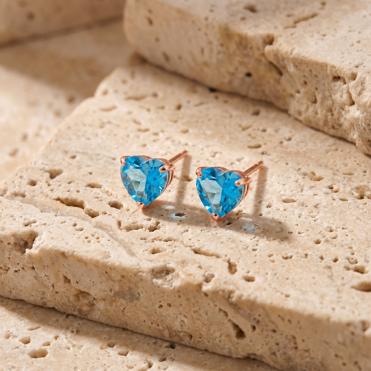 Rose Gold Grace Earrings Peridot 10K — Minerva