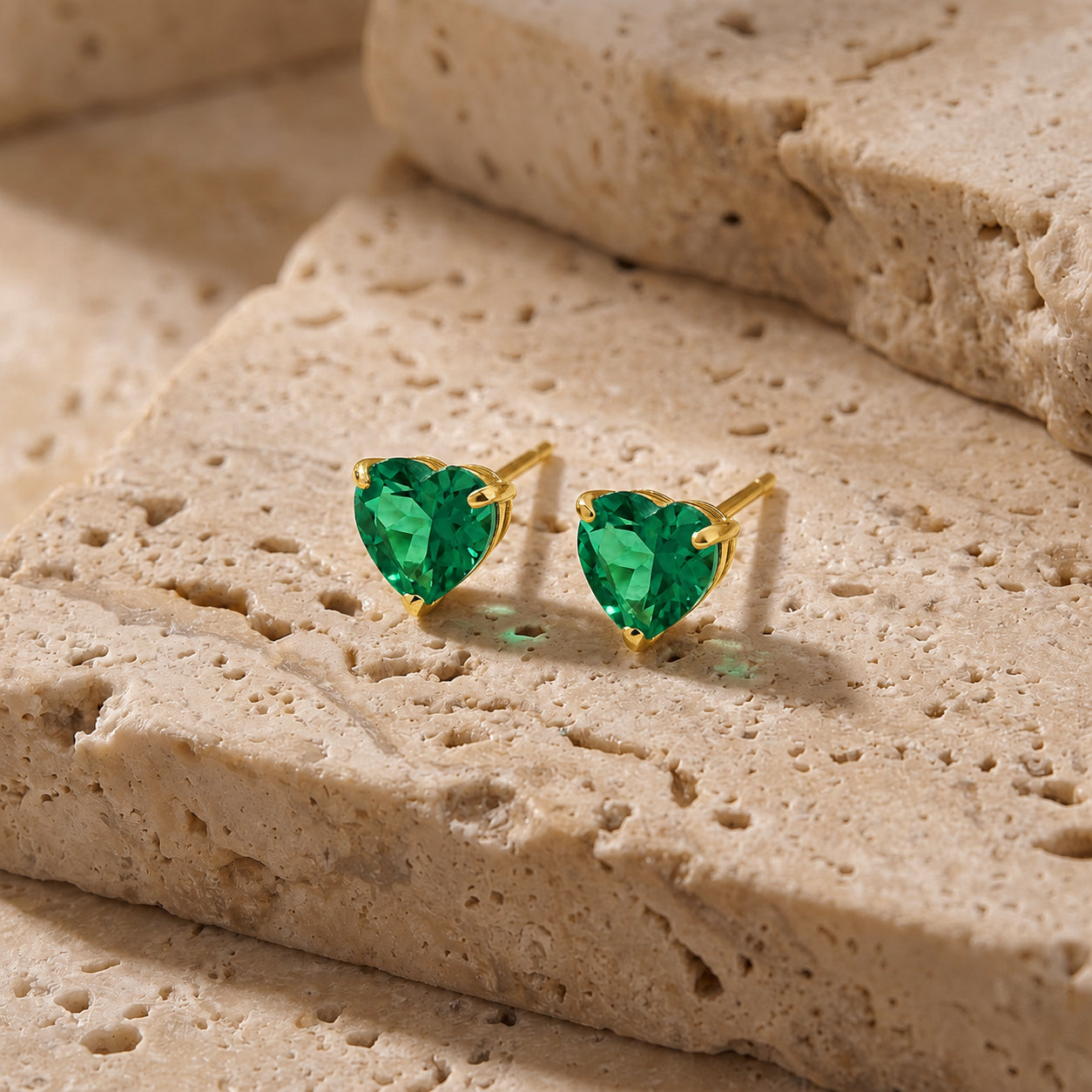 Yellow Gold Grace Earrings Citrine 10K — Minerva