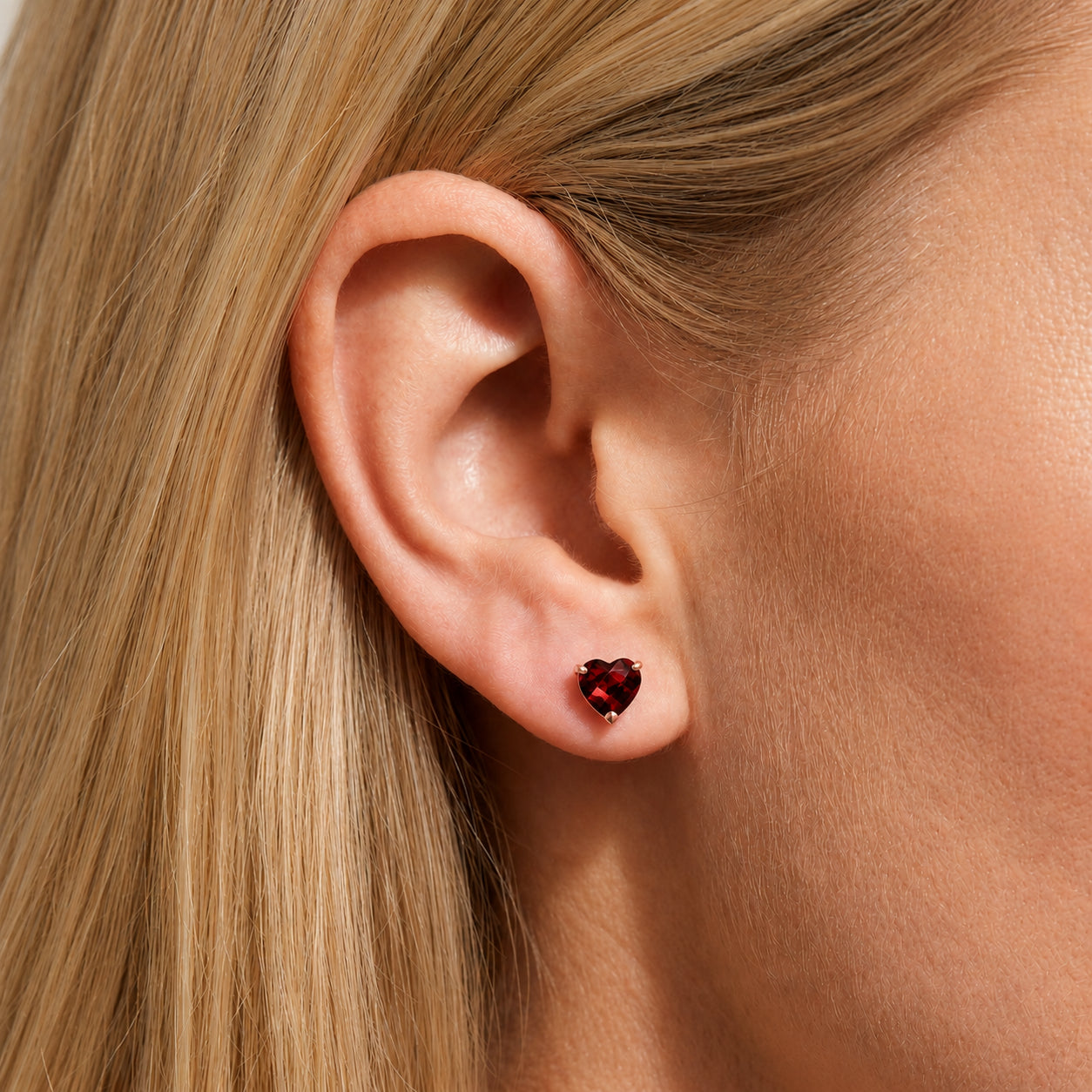 Rose Gold Grace Earrings Pink Topaz 10K — Minerva
