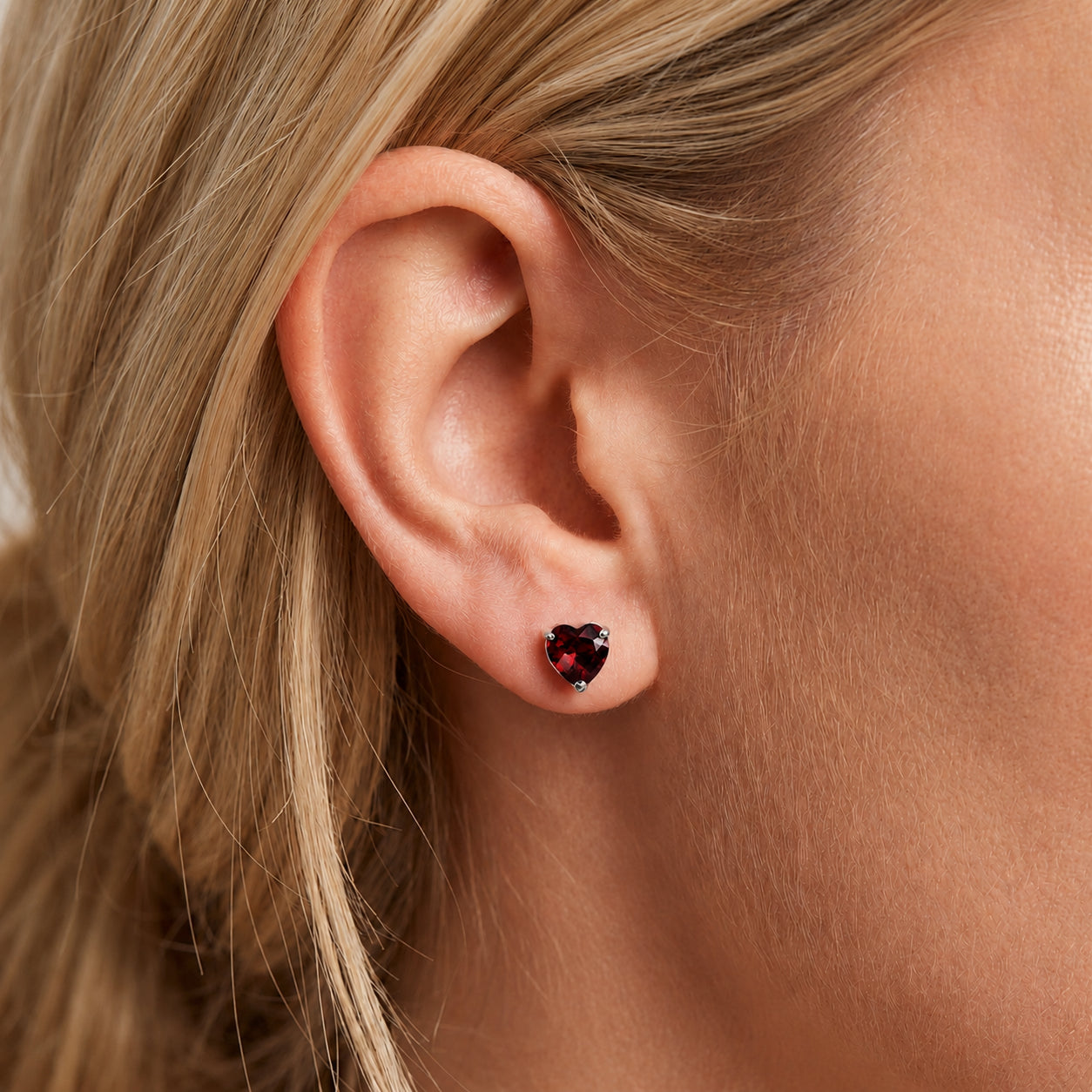 White Gold Grace Earrings Pink Topaz 10K — Minerva