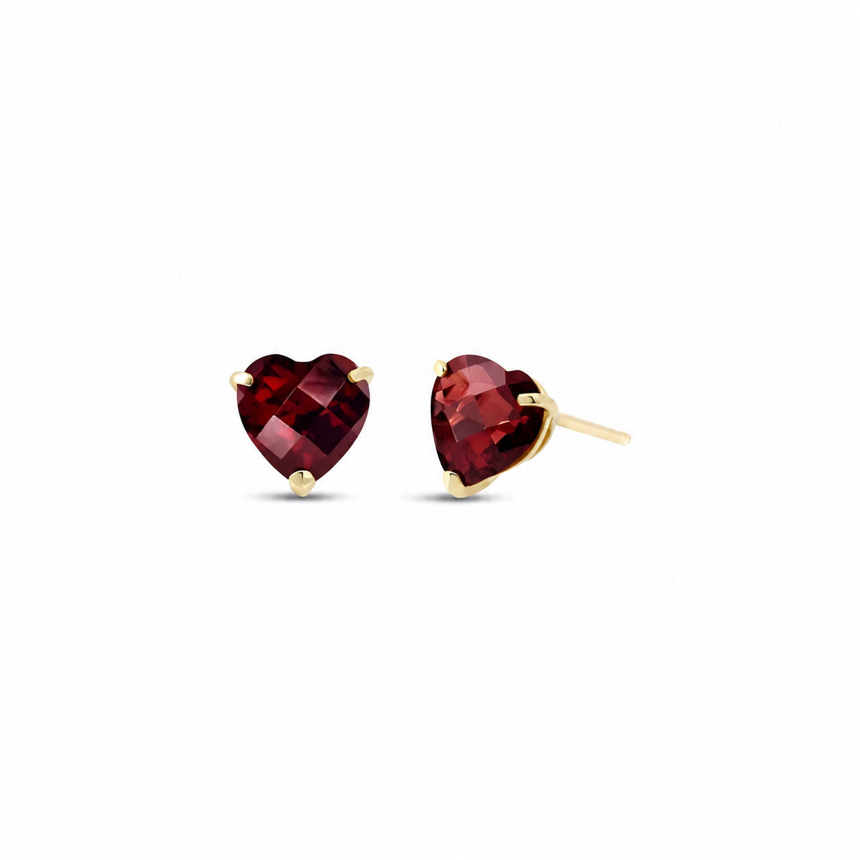 Yellow Gold Grace Earrings Pink Topaz 10K — Minerva