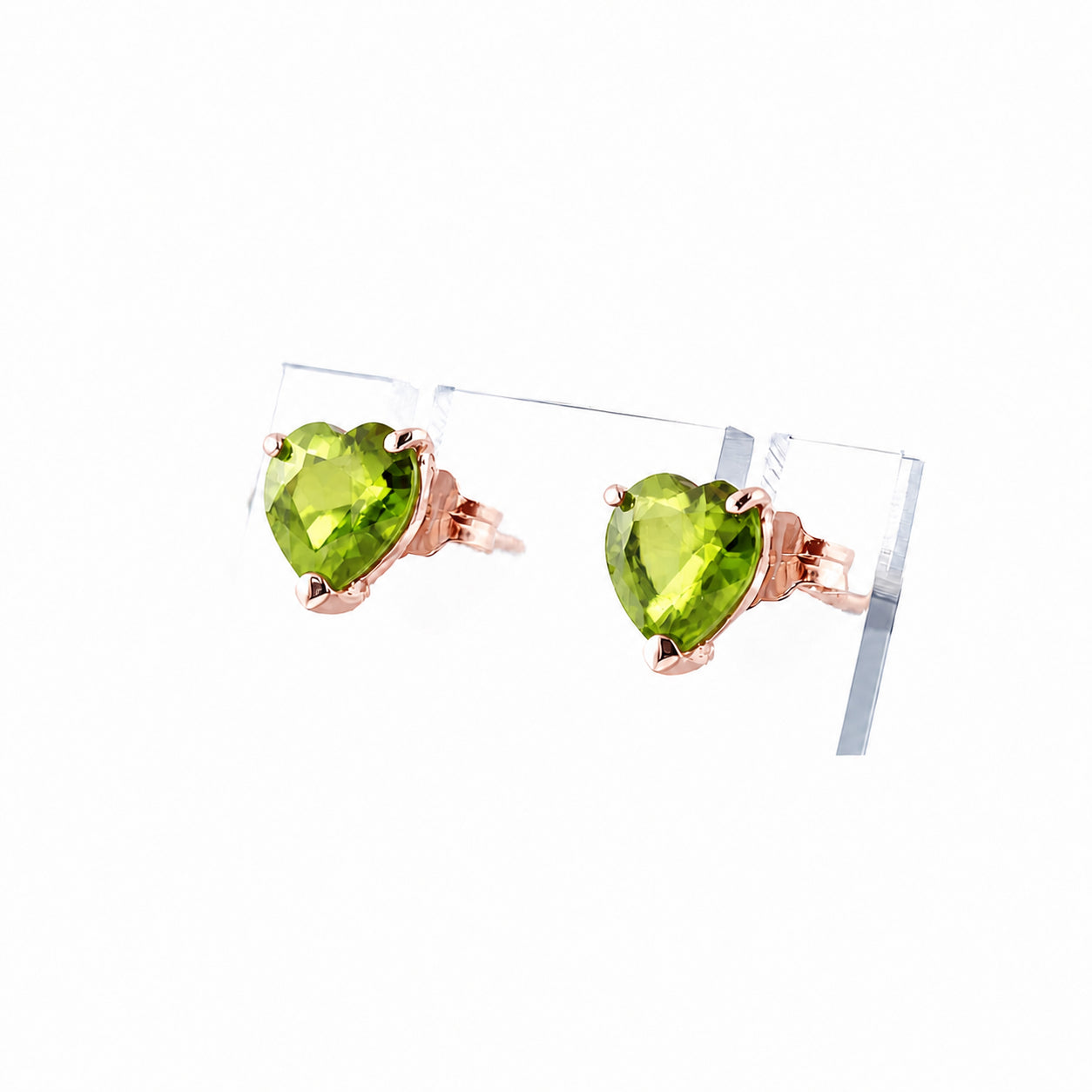 Rose Gold Grace Earrings Aquamarine 10K — Minerva