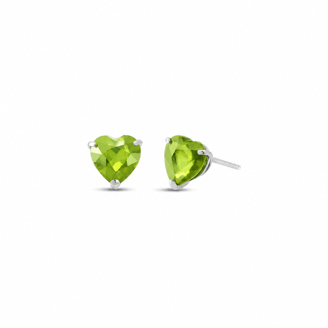 White Gold Grace Earrings Aquamarine 10K — Minerva
