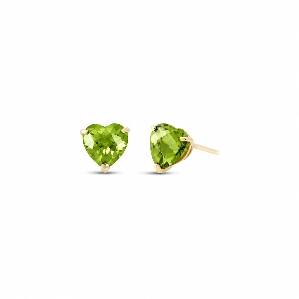 Yellow Gold Grace Earrings Aquamarine 10K — Minerva