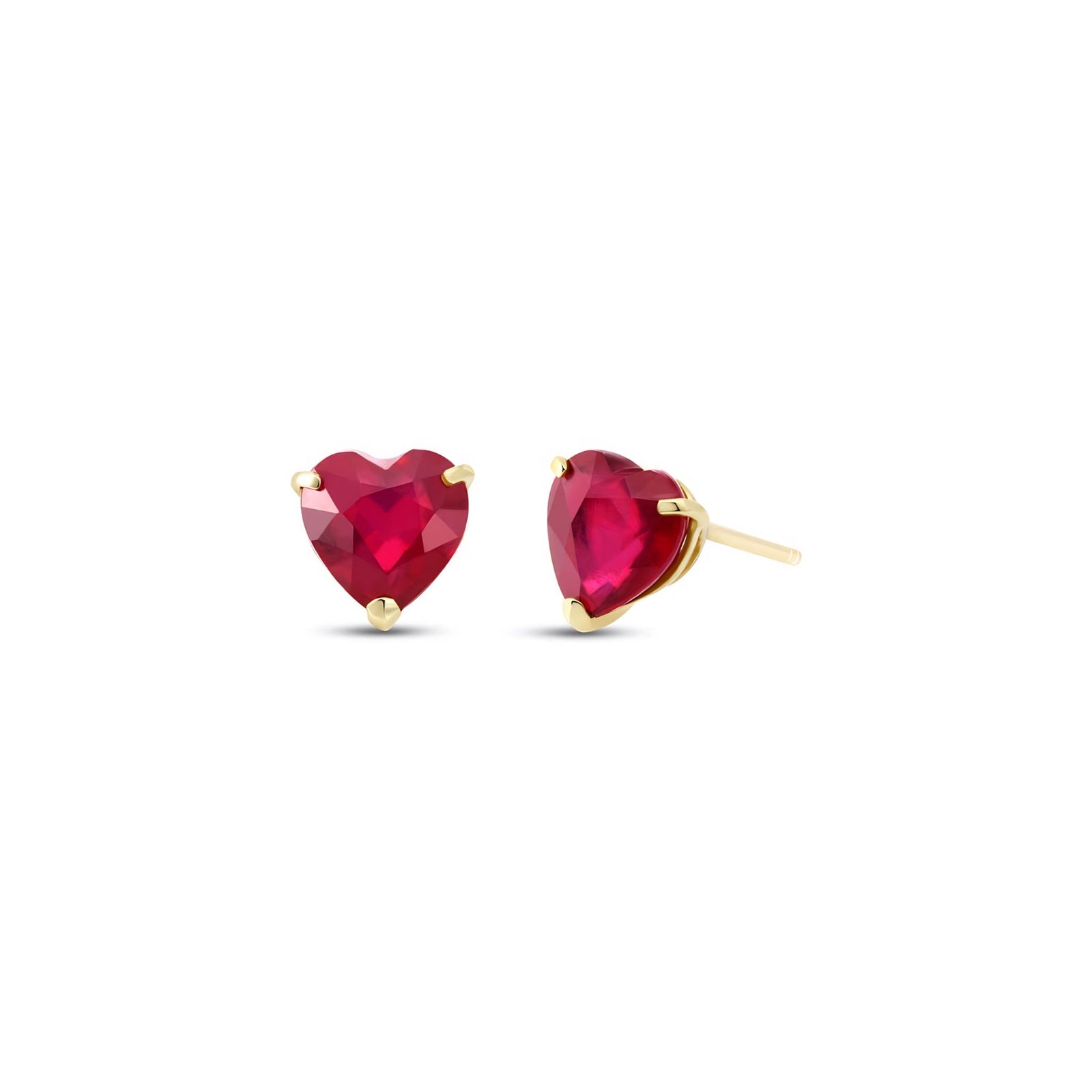 Yellow Gold Grace Earrings Emerald 10K — Minerva