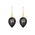 Yellow Gold Earrings Sapphire — Camilla