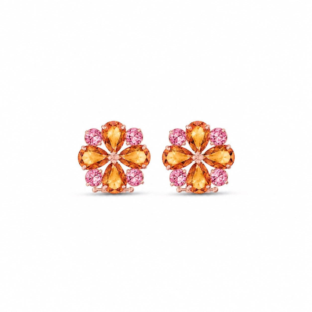 Rose Gold Grace Earrings Peridot 10K — Eliana