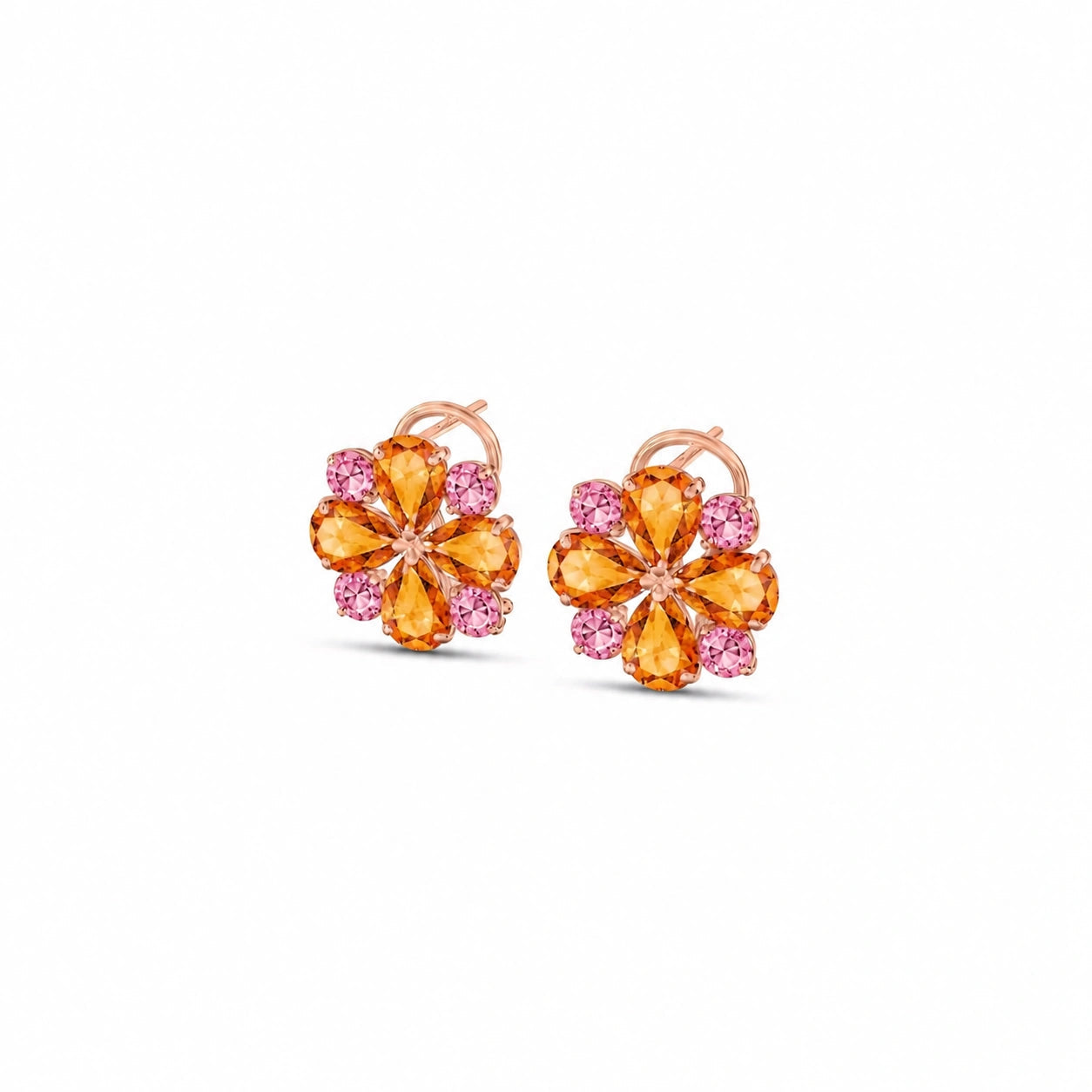 Rose Gold Grace Earrings Peridot 10K — Eliana