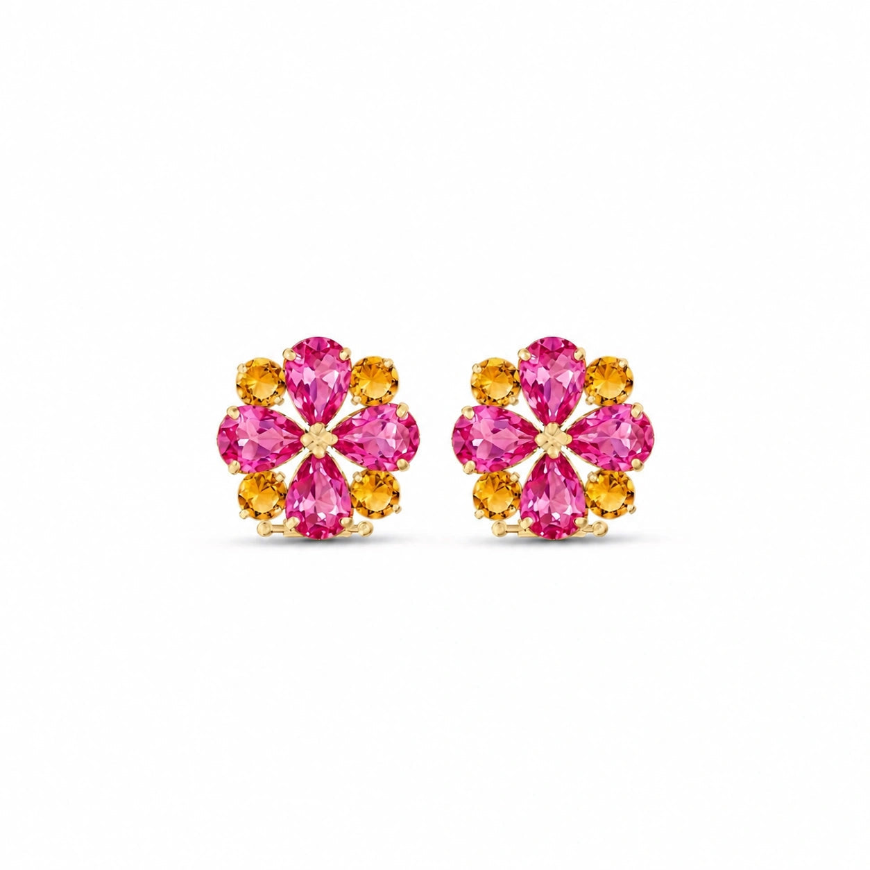 Yellow Gold Grace Earrings Peridot 10K — Eliana