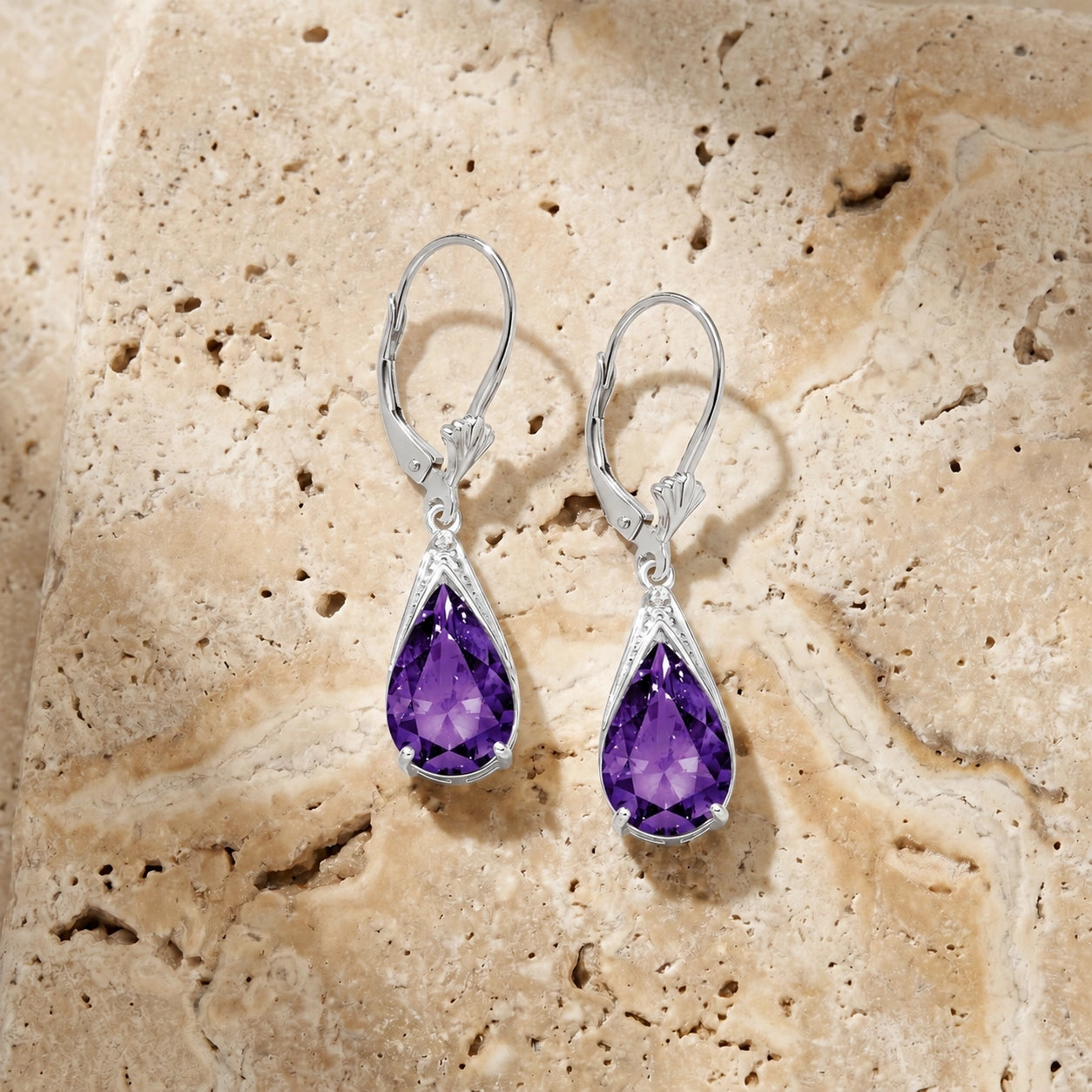 White Gold Amethyst — Mariaeusebia