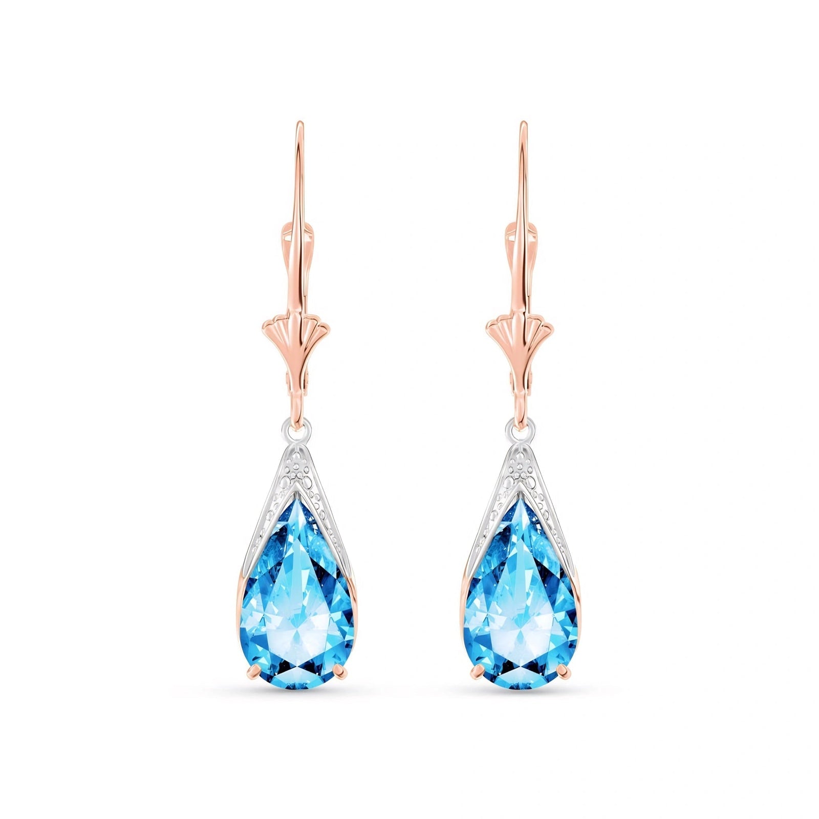 Rose Gold Blue Topaz — Mariaeusebia