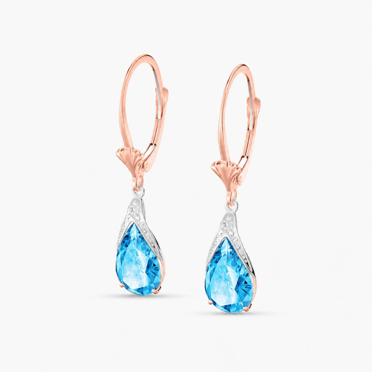Rose Gold Blue Topaz — Mariaeusebia