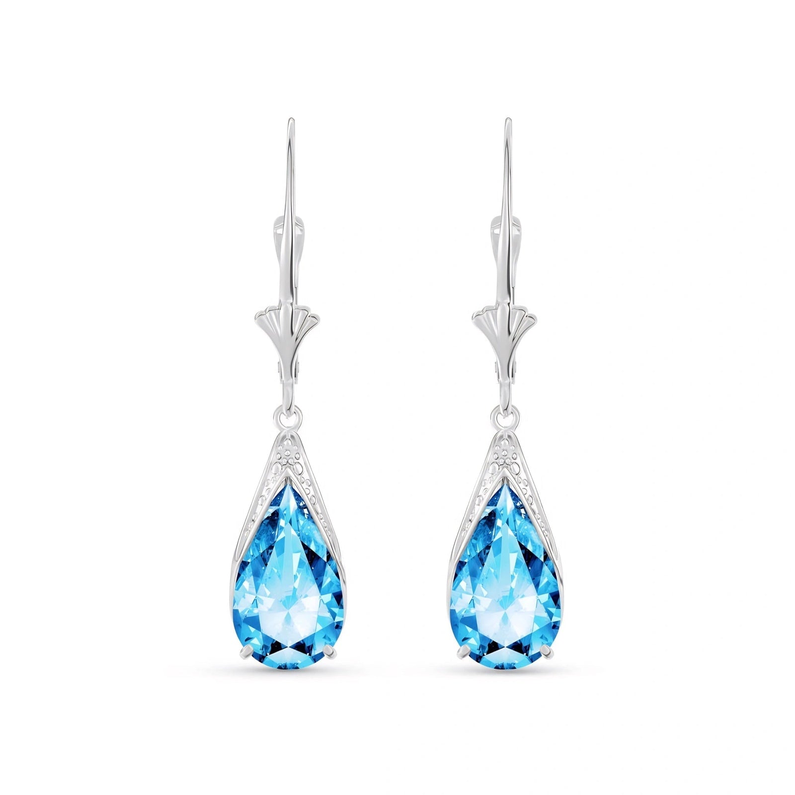 White Gold Blue Topaz — Mariaeusebia