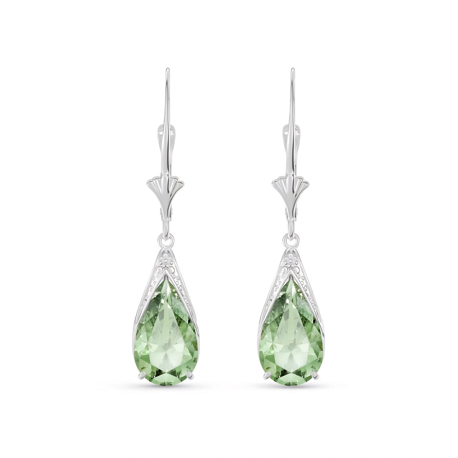 White Gold Green Amethyst — Mariaeusebia