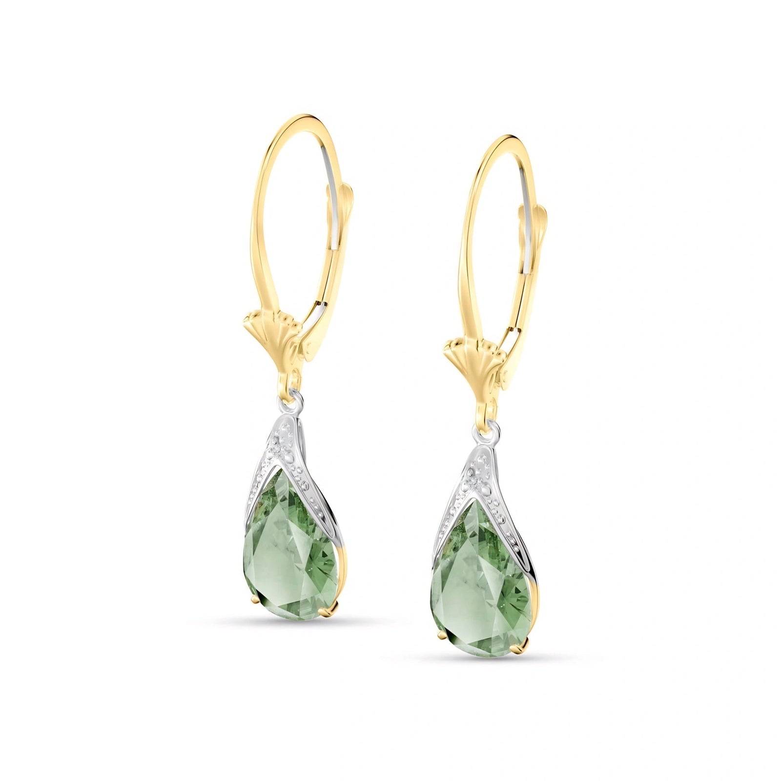Yellow Gold Green Amethyst — Mariaeusebia
