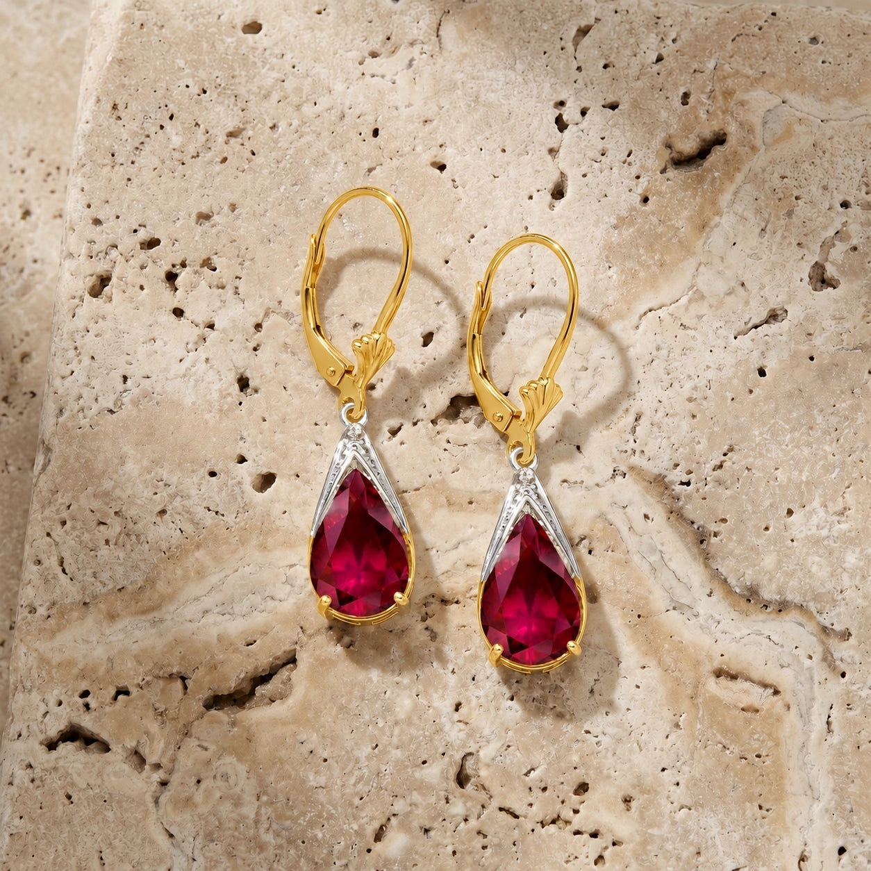 Yellow Gold Ruby — Mariaeusebia