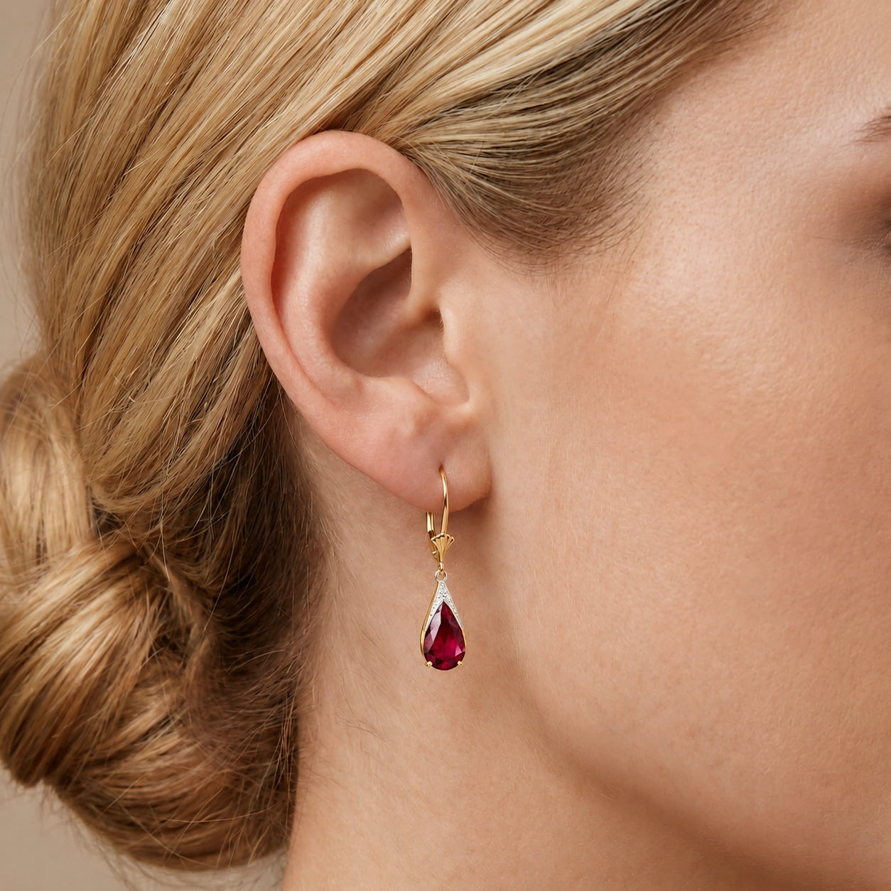 Yellow Gold Ruby — Mariaeusebia