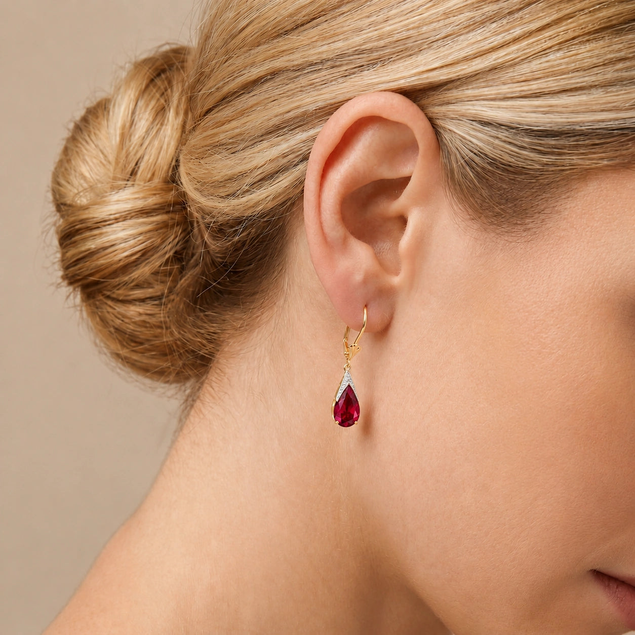 Yellow Gold Ruby — Mariaeusebia