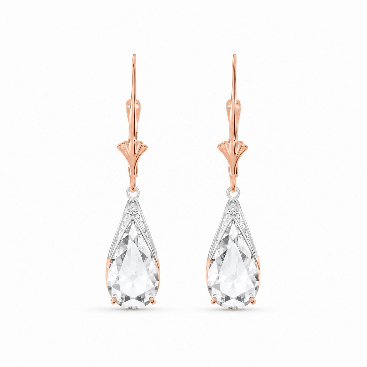 Rose Gold White Topaz — Mariaeusebia