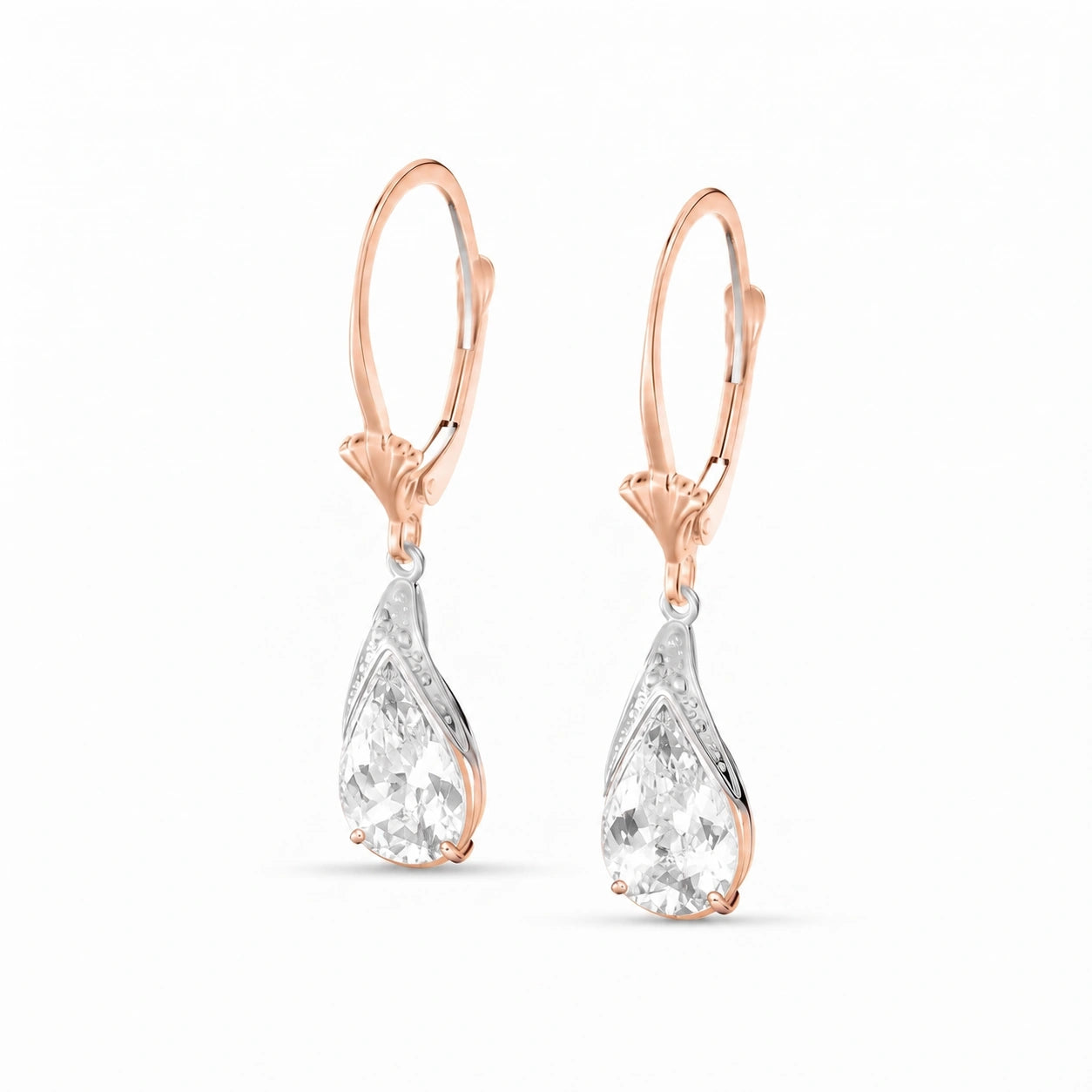 Rose Gold White Topaz — Mariaeusebia