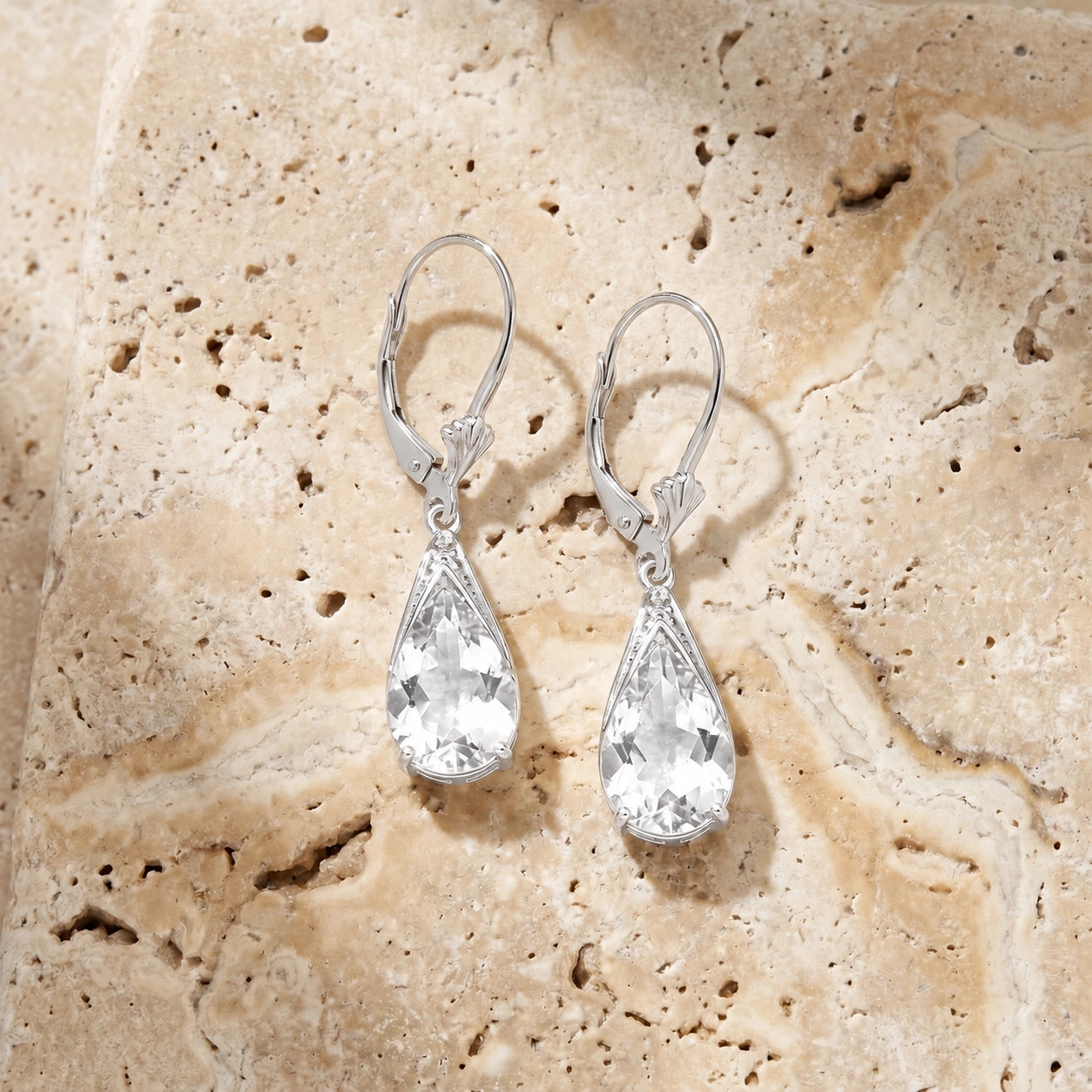 White Gold White Topaz — Mariaeusebia