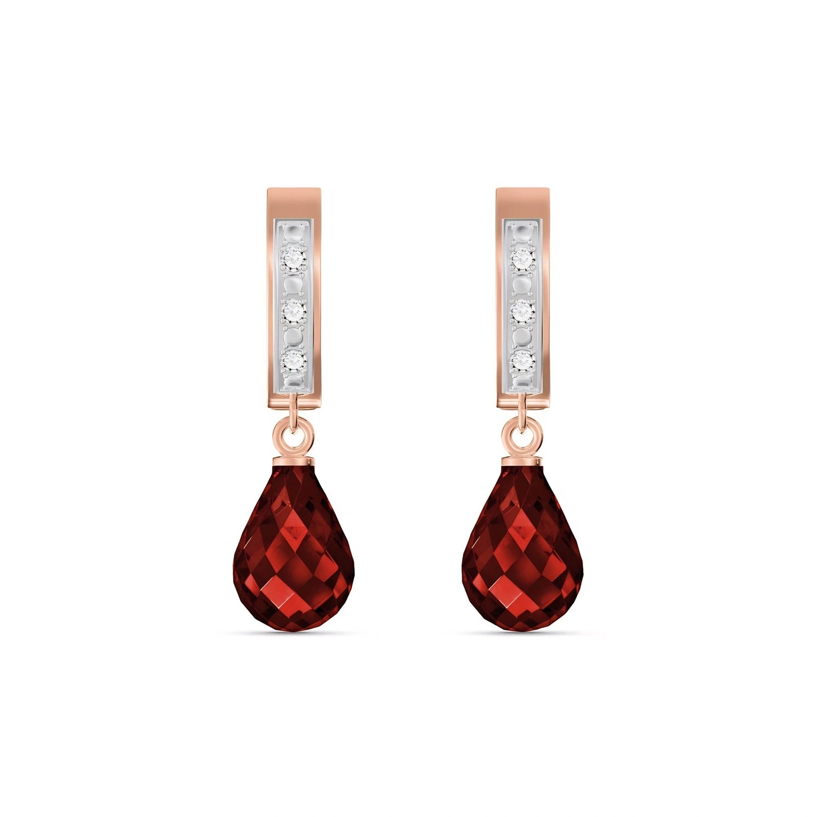 Rose Gold Diamond & Garnet — Mariaevangelina