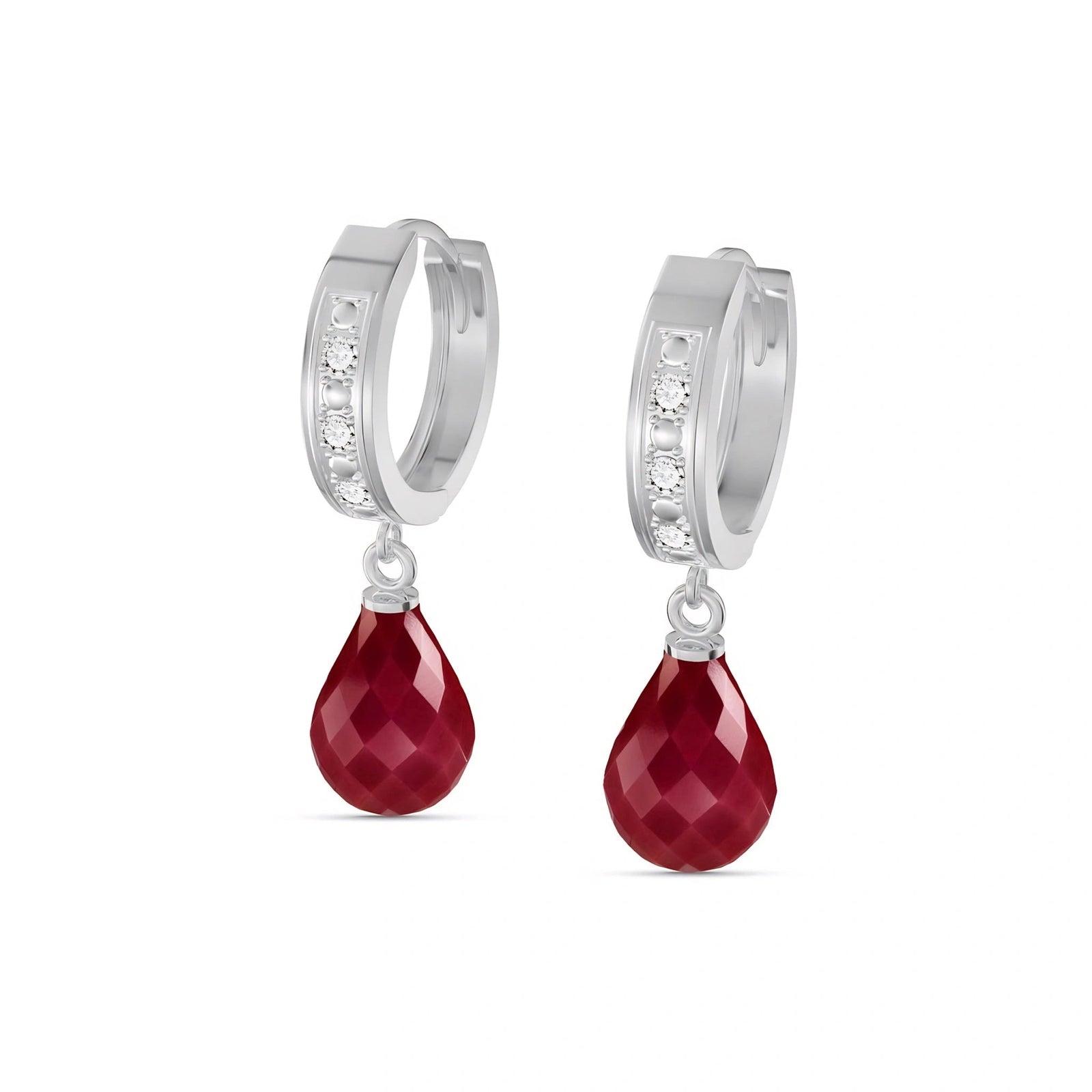 White Gold Diamond & Ruby — Mariaevangelina