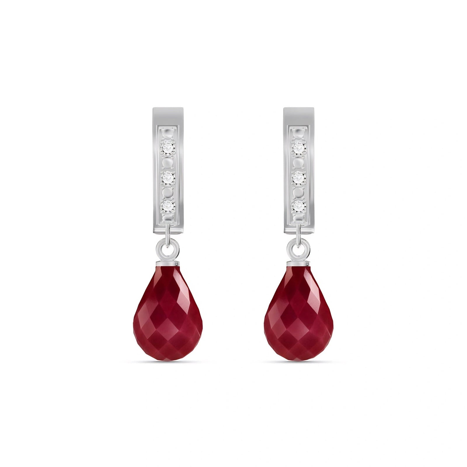 White Gold Diamond & Ruby — Mariaevangelina
