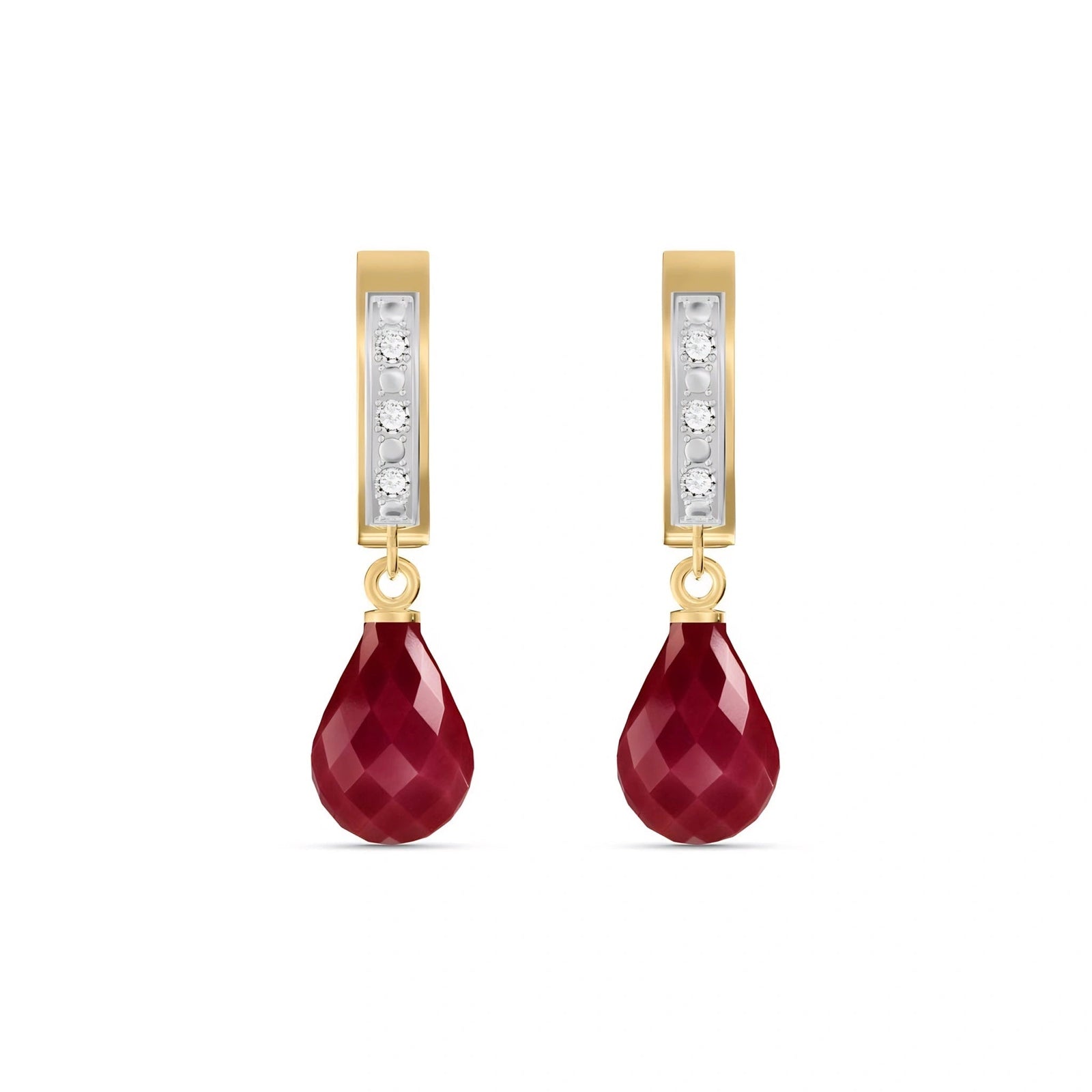Yellow Gold Diamond & Ruby — Mariaevangelina