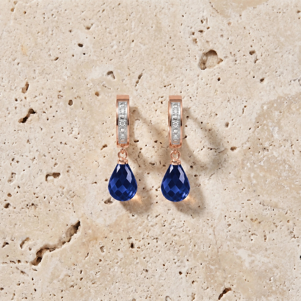 Rose Gold Diamond & Sapphire — Mariaevangelina