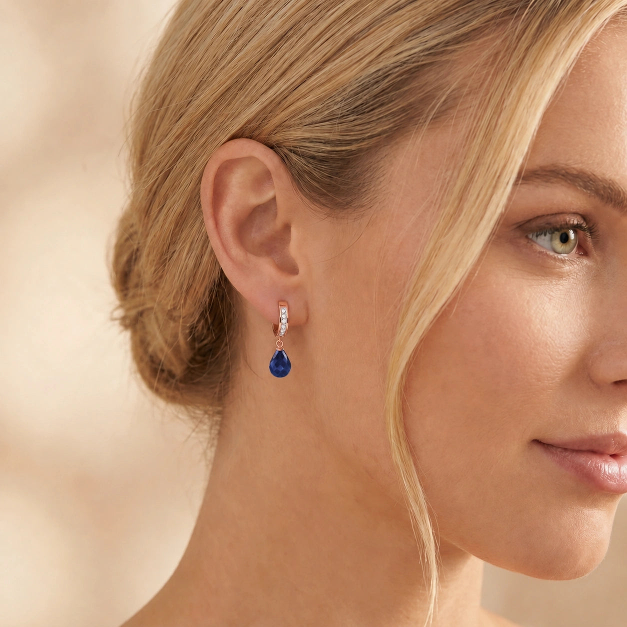 Rose Gold Diamond & Sapphire — Mariaevangelina