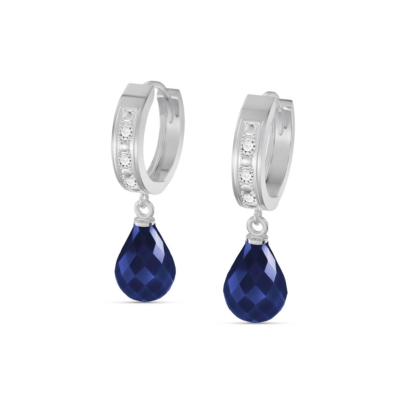 White Gold Diamond & Sapphire — Mariaevangelina