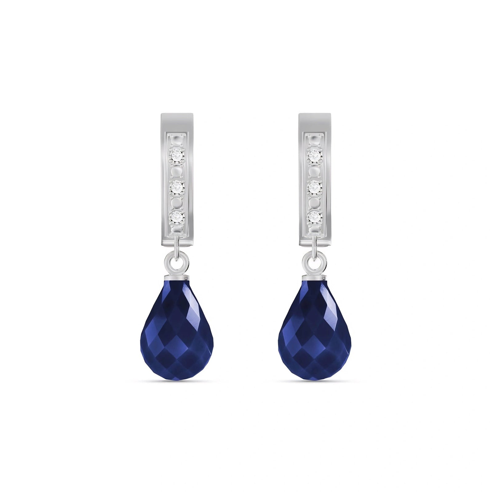White Gold Diamond & Sapphire — Mariaevangelina