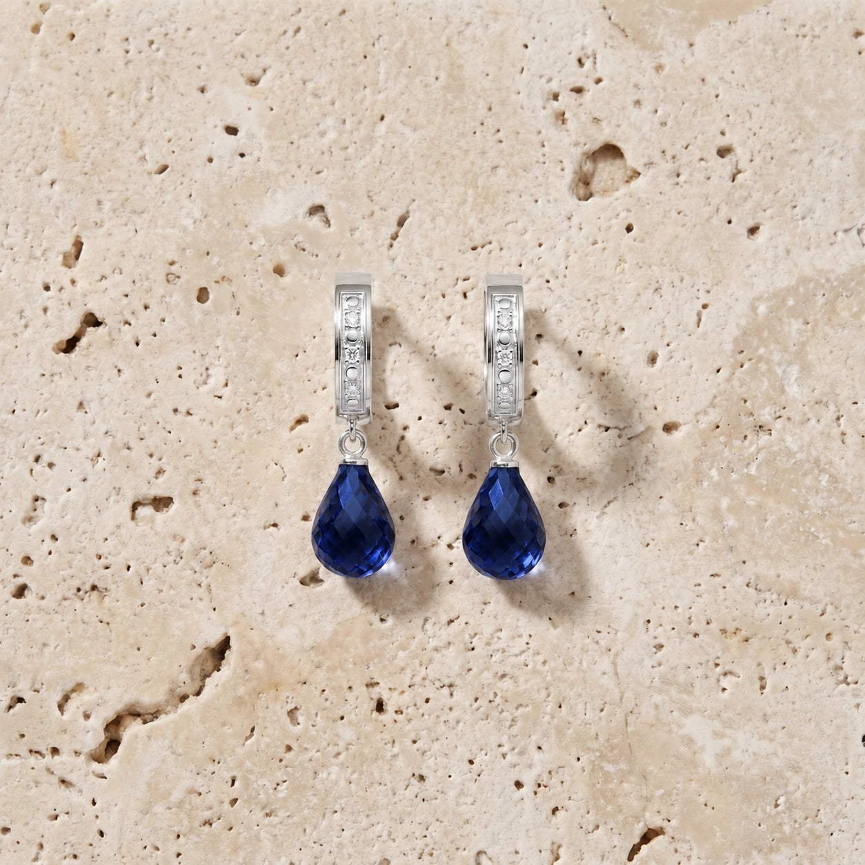White Gold Diamond & Sapphire — Mariaevangelina