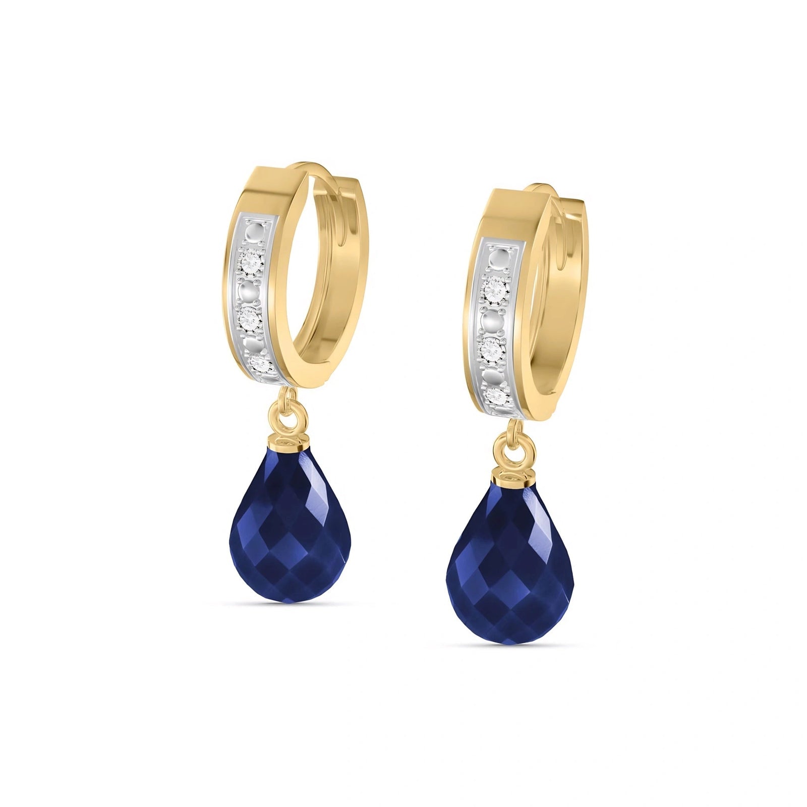 Yellow Gold Diamond & Sapphire — Mariaevangelina